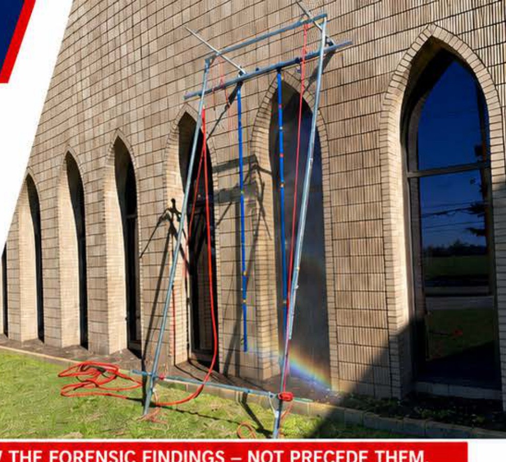 Exterior building-envelope water testing